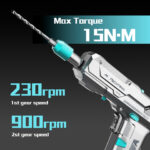 8V LI-ION AI 2 SPEED HAMMER DRILL (PRO) - Image 5